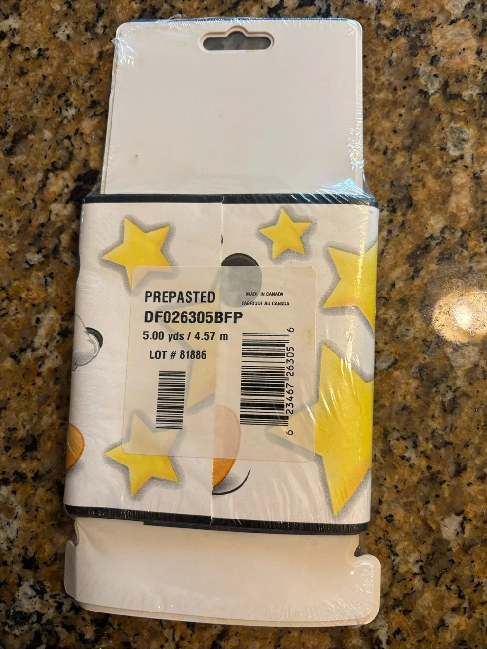 New Disney Mickey Mouse Star Wall Paper Border Trim Pre Pasted 15 Feet Decor
